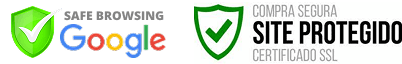 Compra segura, site protegido com certificado SSL. Safe browsing, Google